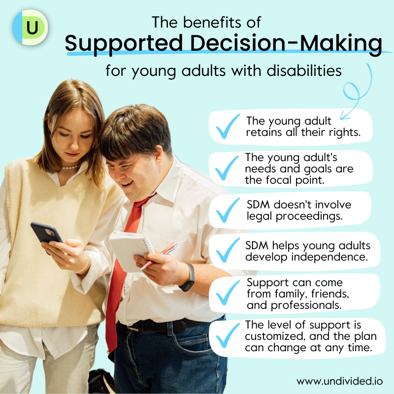 Benefits of supported decision-making for young adults with disabilities