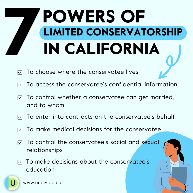7 powers of conservatorship