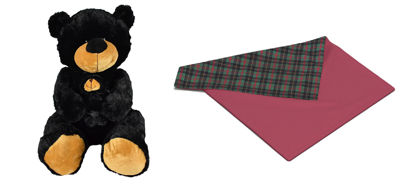 Weighted teddy bear and weighted lap pad