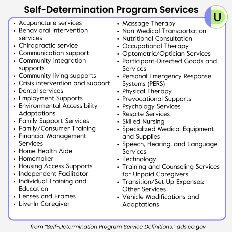 California Self-Determination Program Forum