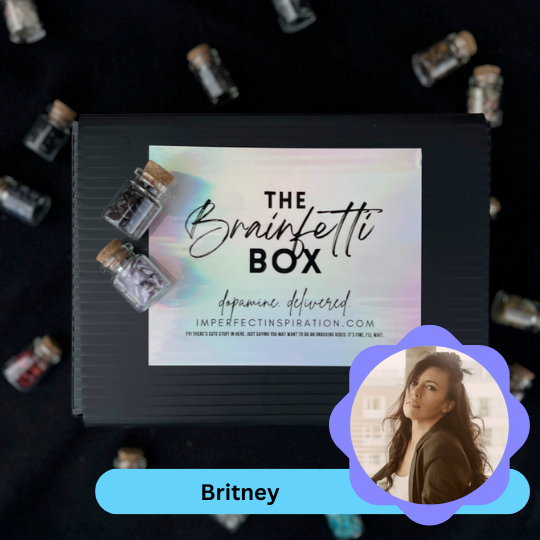 Imperfect Inspiration Brainfetti subscription box for teens with ADHD