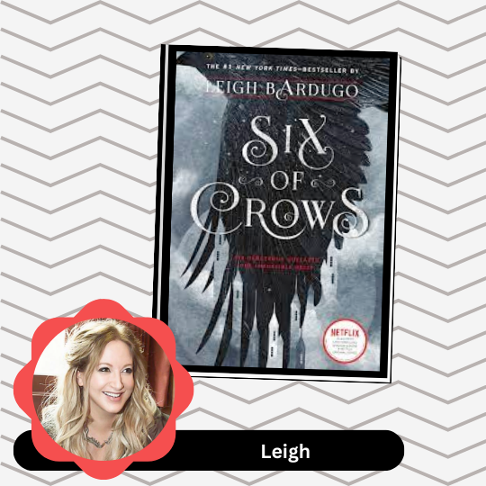 Six of Crows by Leigh Bardugo, who has osteonecrosis